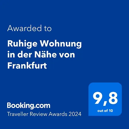 Apartment Ruhige In Der Naehe Von Frankfurt *