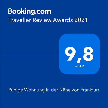 公寓 Ruhige In Der Naehe Von Frankfurt