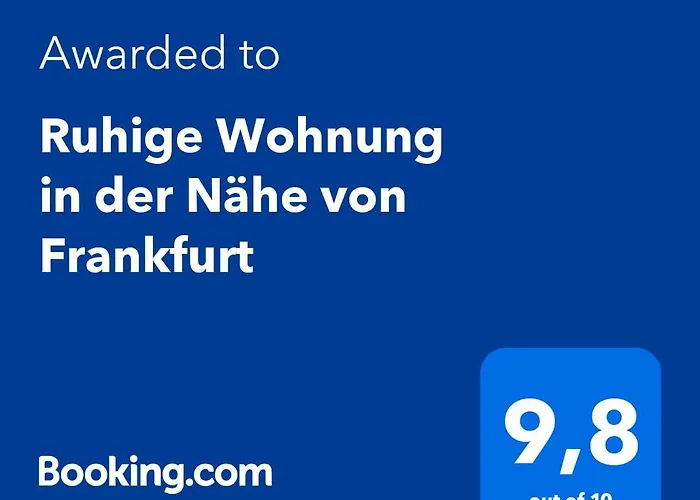 Apartment Ruhige In Der Nähe Von Frankfurt *